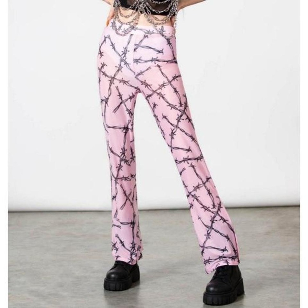 Killstar X Avril‎ lavigne short fused mesh flares